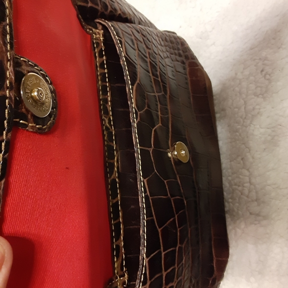 Dooney and Bourke Hobo Croc Print Purse - Picture 6 of 16